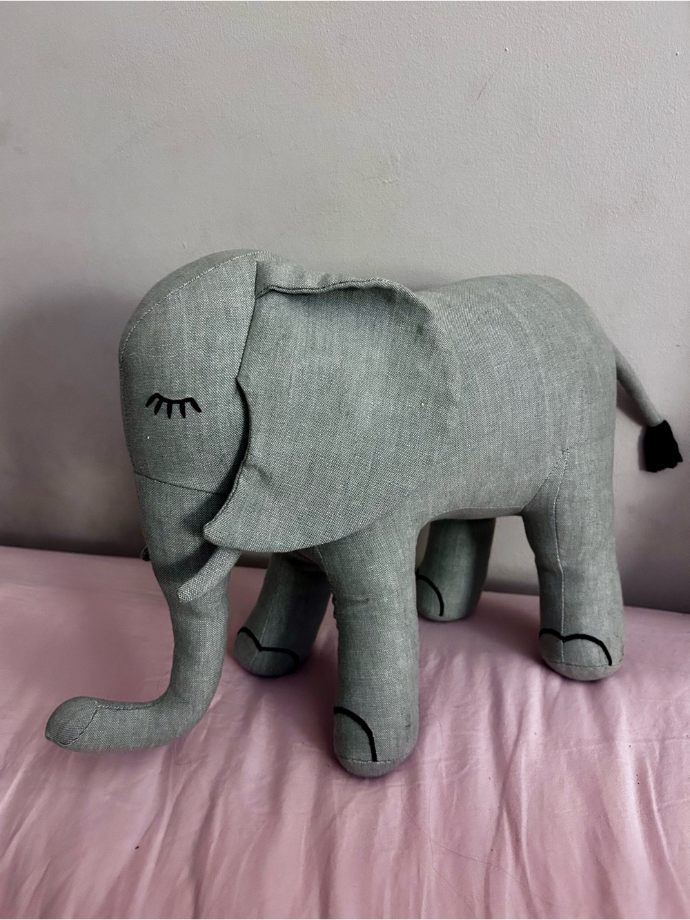Restoration Hardware Chambray Elephant Décor